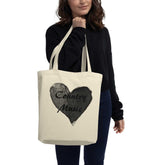 Love Country Music Black Eco Organic Cotton Tote Bag, Bags - Shopping bags, $ 32.90, A Moment Of Now™